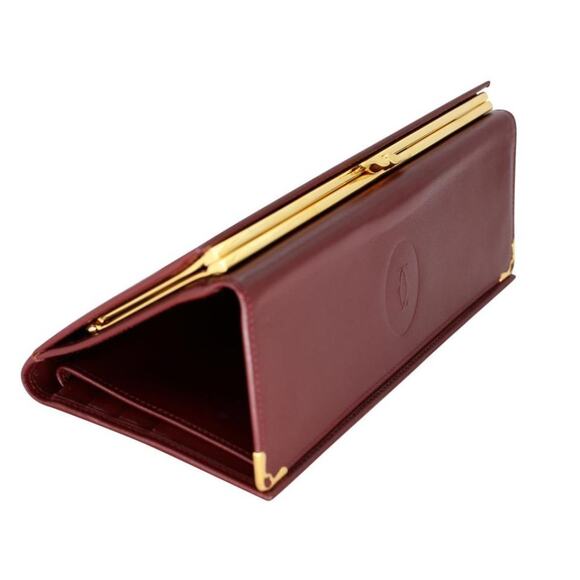 Cartier Embossed Leather Logo Bi-fold Organizer Wallet CR-1201P-0003 - Picture 8 of 10